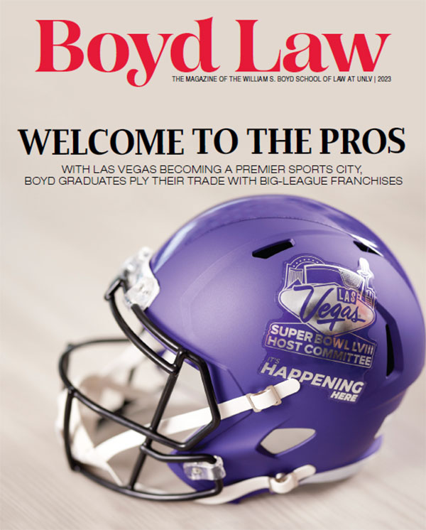 boyd law school magazine cover