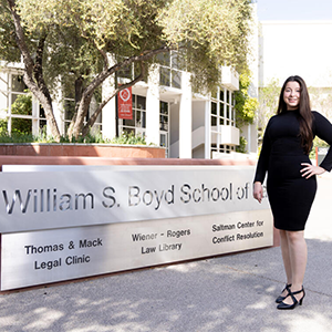 Photo of Boyd Law student, Jordan