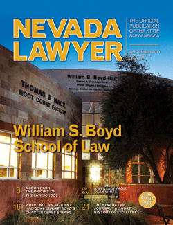 Nevada Lawyer - September 2011 issue