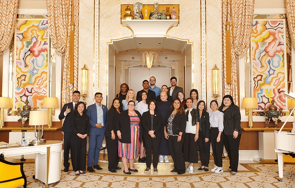 group photo at Wynn Palace