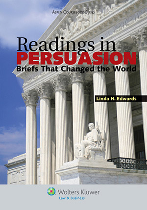 Book cover for 'Readings in Persuasion: Briefs that Changed the World'