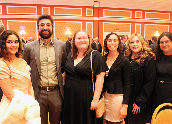 Group photo of students at LACSN Pro Bono event